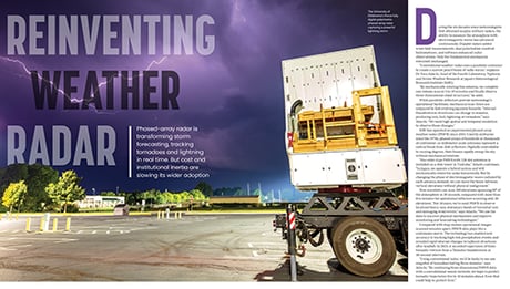 Reinventing weather radar